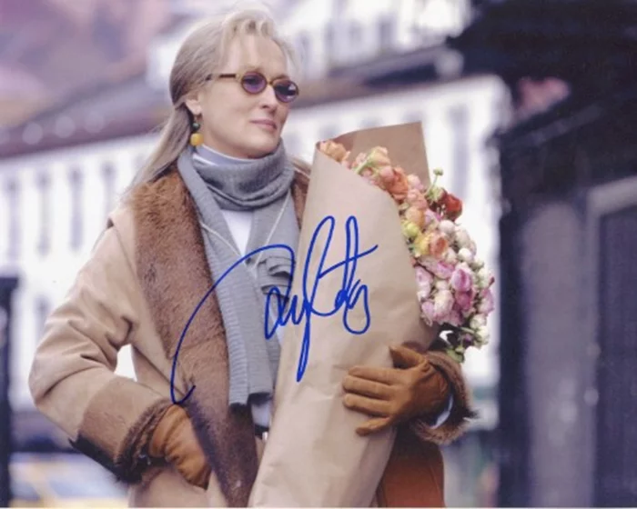 Meryl Streep autograph