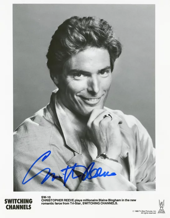 Christopher Reeve autograph