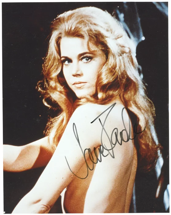 Jane Fonda autograph