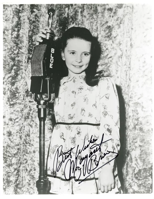Margaret O'Brien autograph