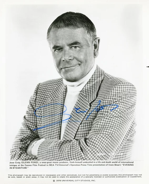 Glenn Ford autograph