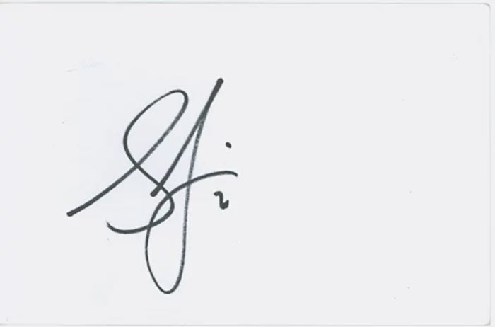 Sean Faris autograph