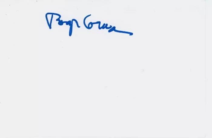 Roger Corman autograph