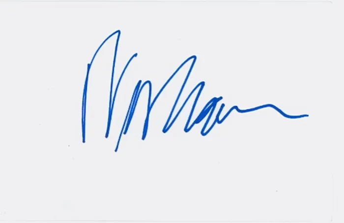 Wes Craven autograph
