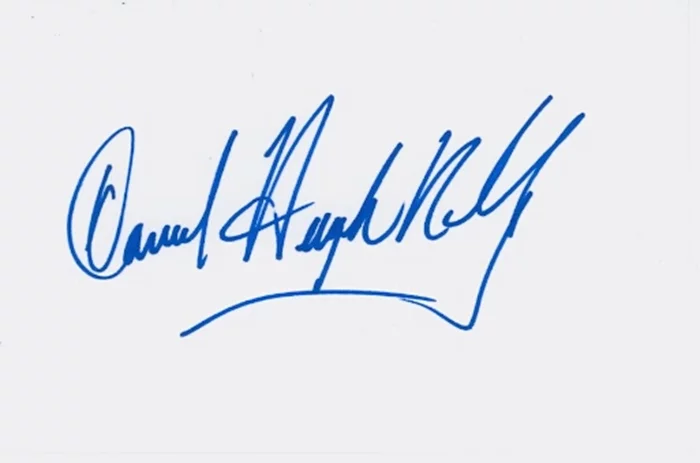 Daniel Hugh Kelly autograph