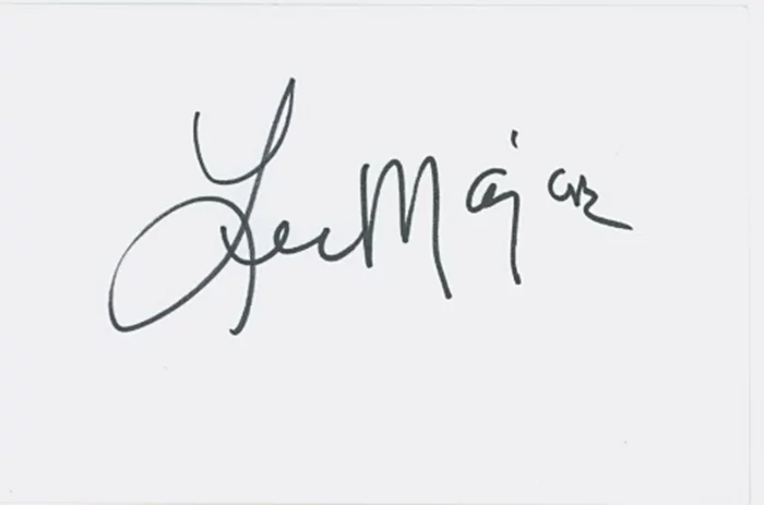 Lee Majors autograph
