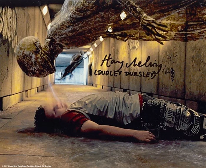 Harry Melling autograph