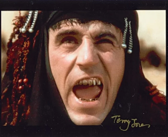 Terry Jones autograph