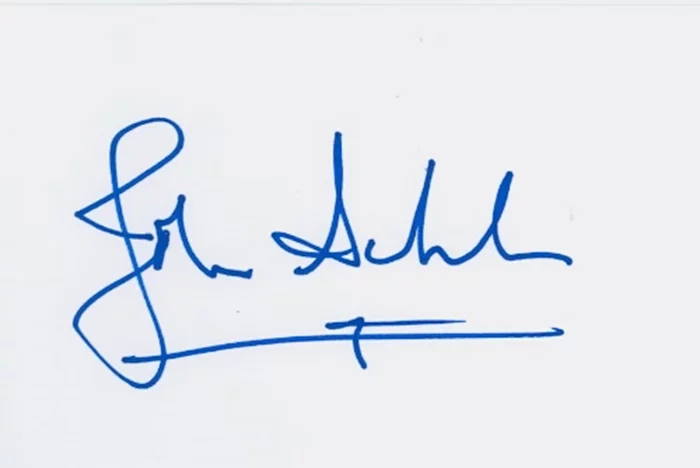 John Schuck autograph