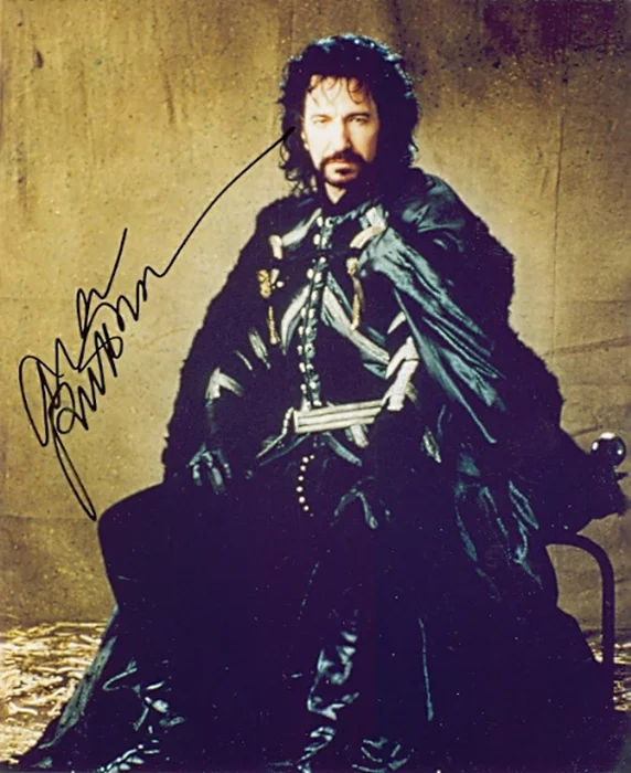 Alan Rickman autograph