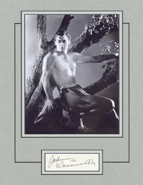 Johnny Weissmuller autograph