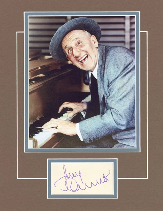 Jimmy Durante autograph