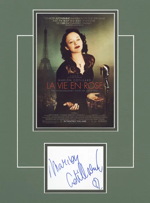 Marion Cotillard autograph