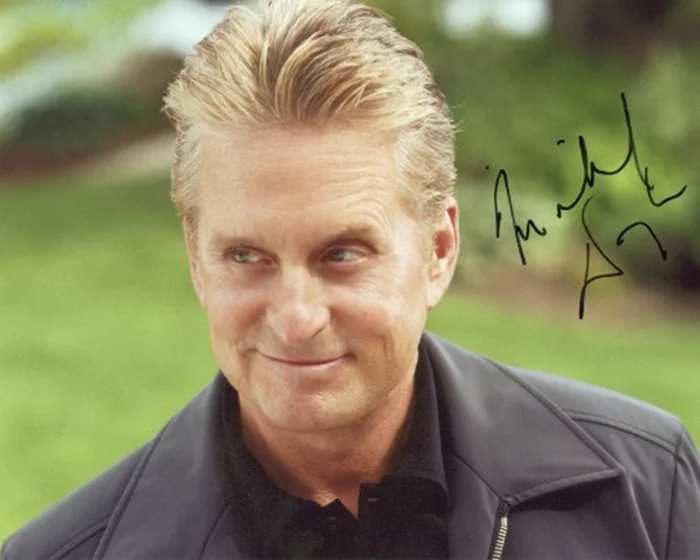 Michael Douglas autograph