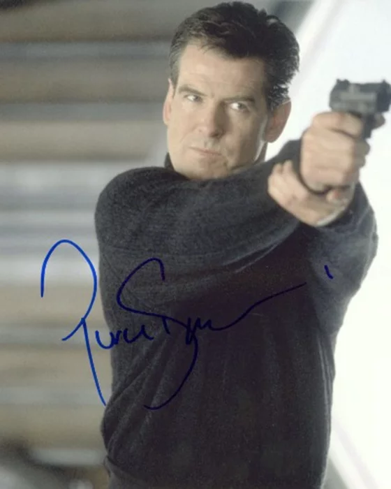 Pierce Brosnan autograph