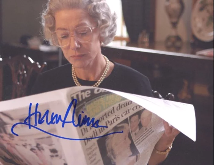 Helen Mirren autograph