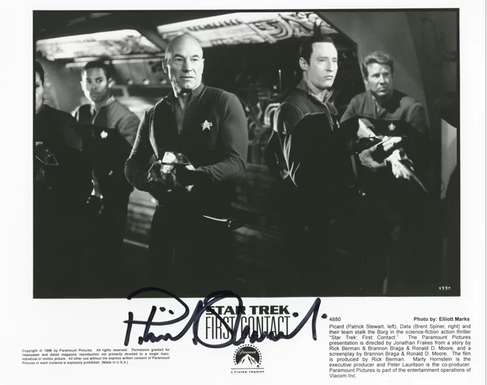 Patrick Stewart autograph