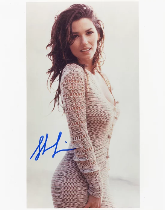 Shania Twain autograph