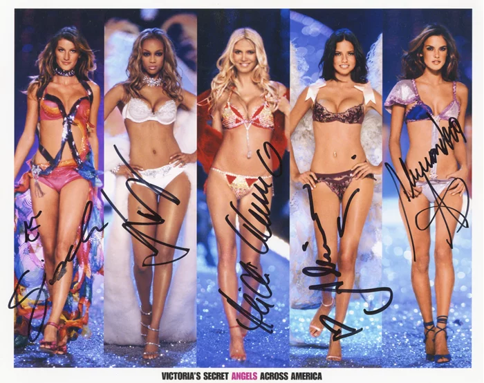 Victoria's Secret Supermodels autograph
