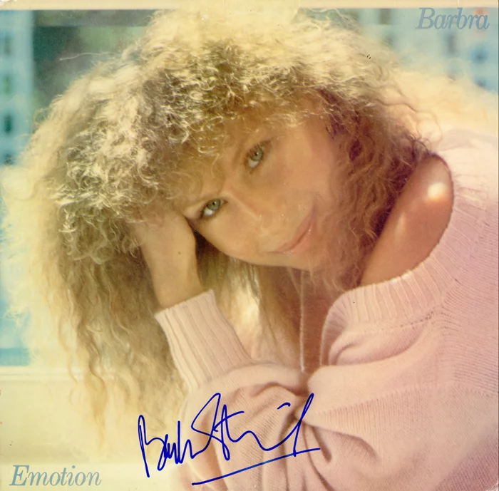 Barbra Streisand autograph