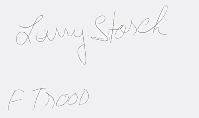 Larry Storch autograph