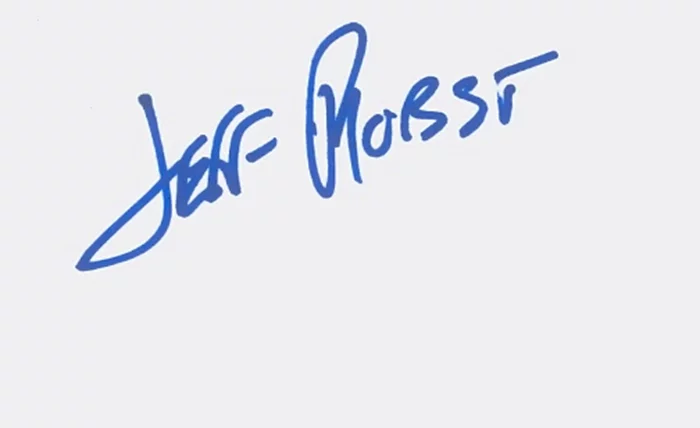Jeff Probst autograph