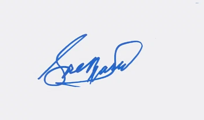 Rose Marie autograph
