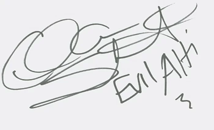 Claire Stansfield autograph