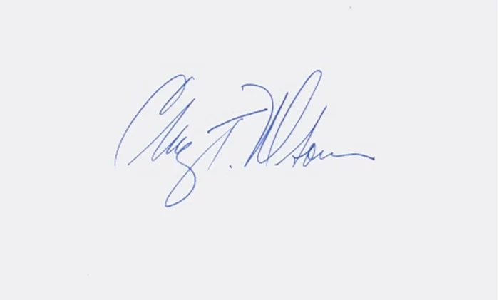 Craig T. Nelson autograph