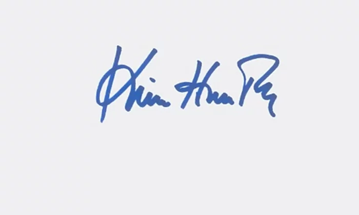 Kim Hunter autograph