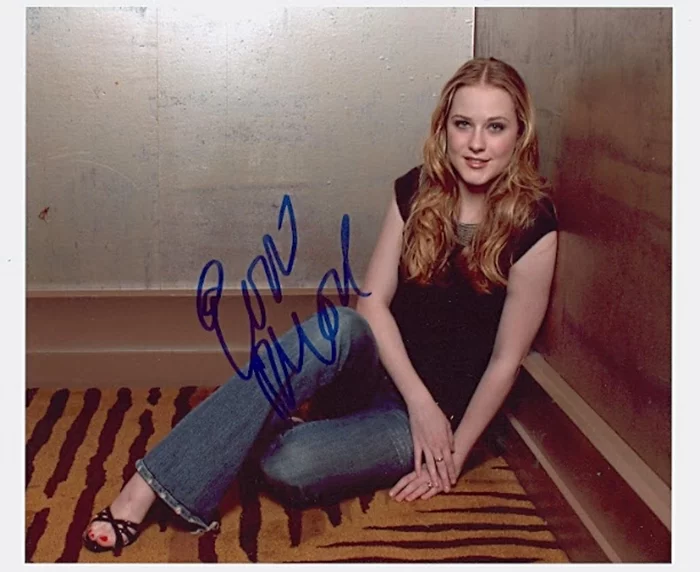 Evan Rachel Wood autograph