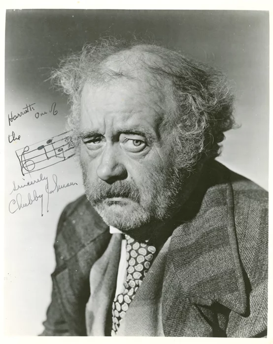Chubby Johnson autograph