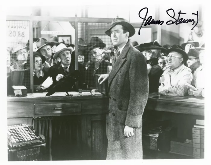 James Stewart autograph