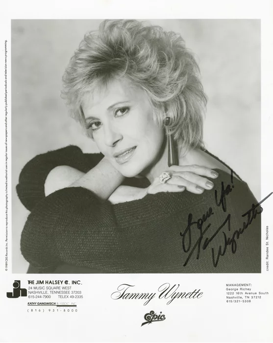 Tammy Wynette autograph