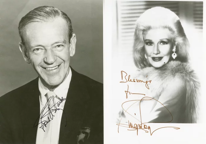 Fred Astaire & Ginger Rogers autograph