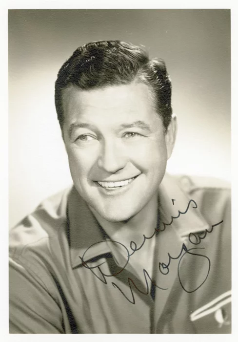 Dennis Morgan autograph