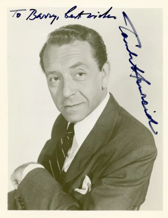 Paul Henreid autograph