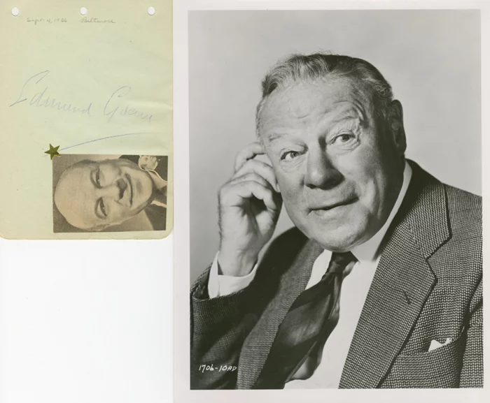 Edmund Gwenn autograph