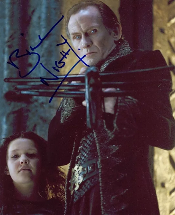 Bill Nighy autograph