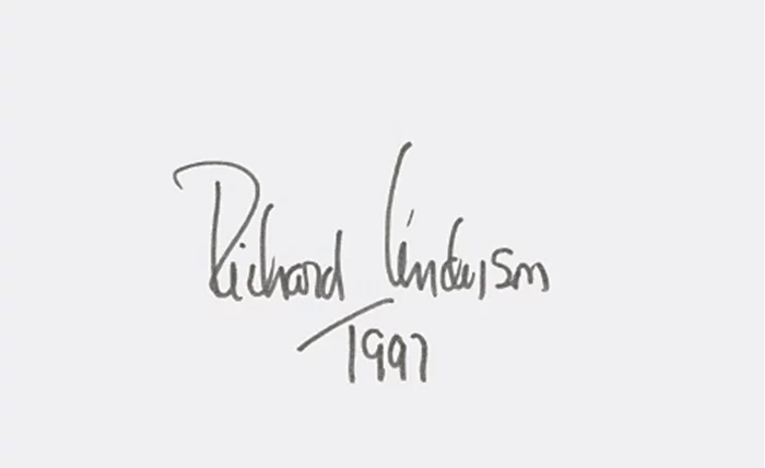 Richard Anderson autograph