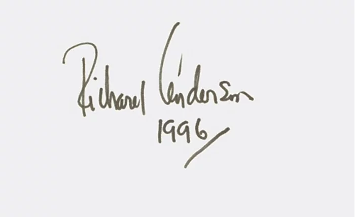 Richard Anderson autograph