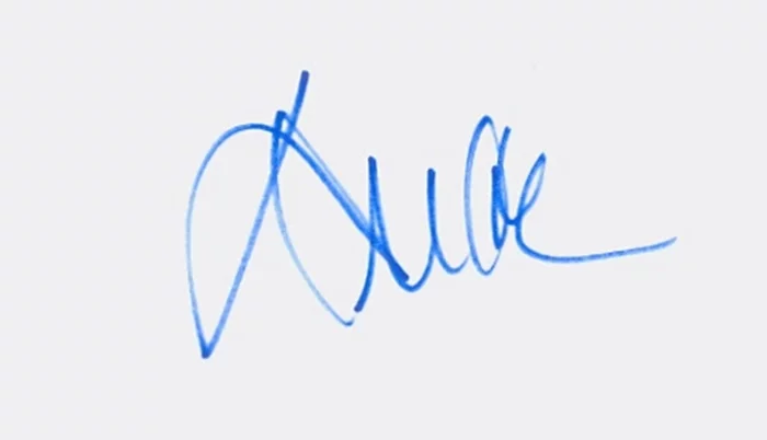 Deidre Hall autograph