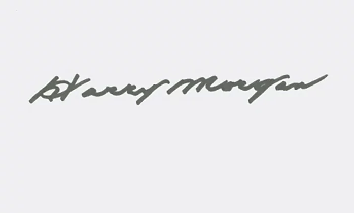 Harry Morgan autograph
