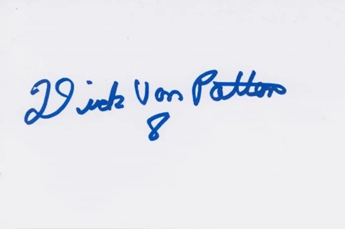 Dick Van Patten autograph