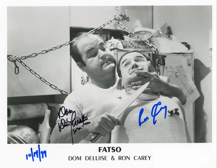 Ron Carey & Dom DeLuise autograph