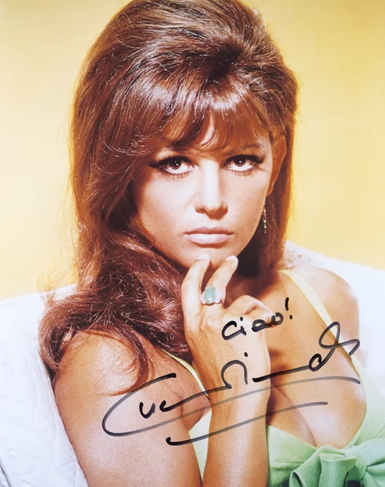 Claudia Cardinale autograph