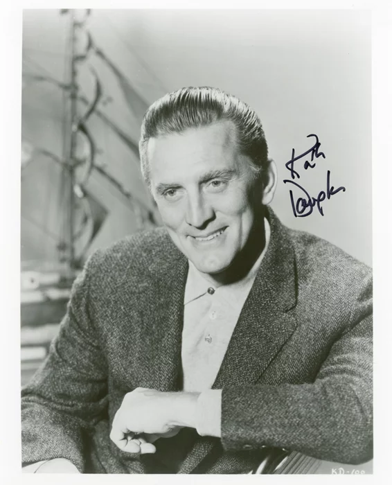 Kirk Douglas autograph