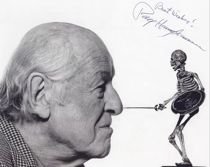 Ray Harryhausen autograph