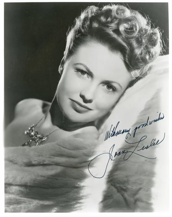 Joan Leslie autograph