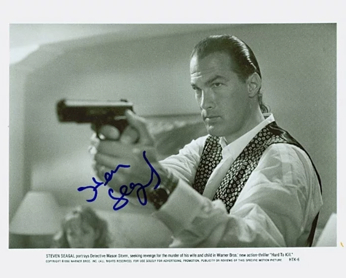 Steven Seagal autograph